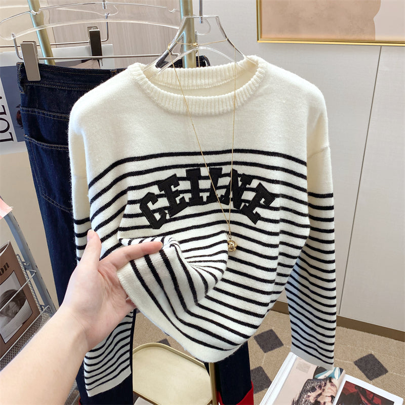 【Tops】人気レトロセーター W13446
