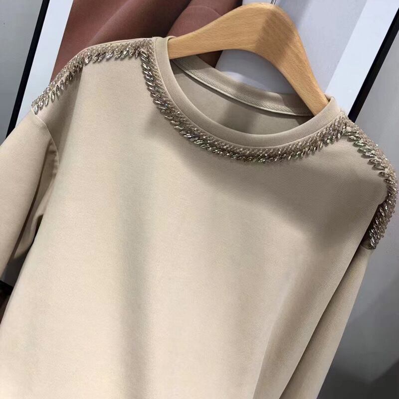 【tops】ラウンドネックペプラムスウェットF6935