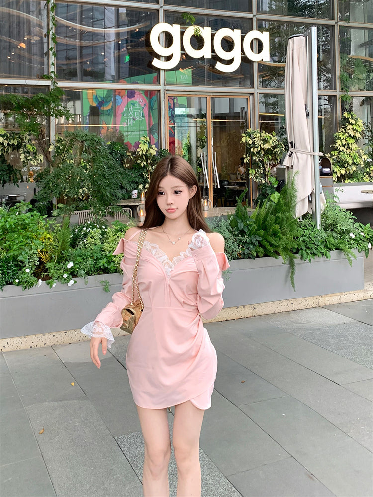 【Dress】シャツワンピース W13713