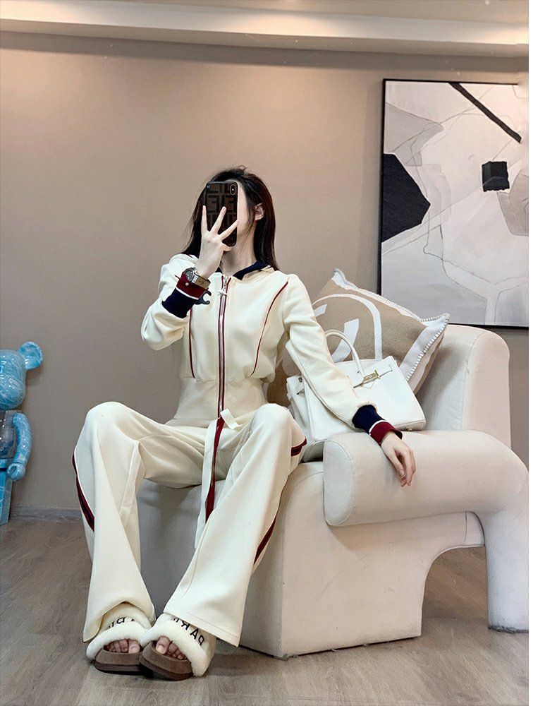 【Set】パーカー + パンツ2点セット T01208