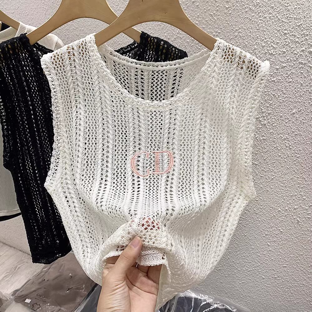 【tops】透かし編みトップス M21878