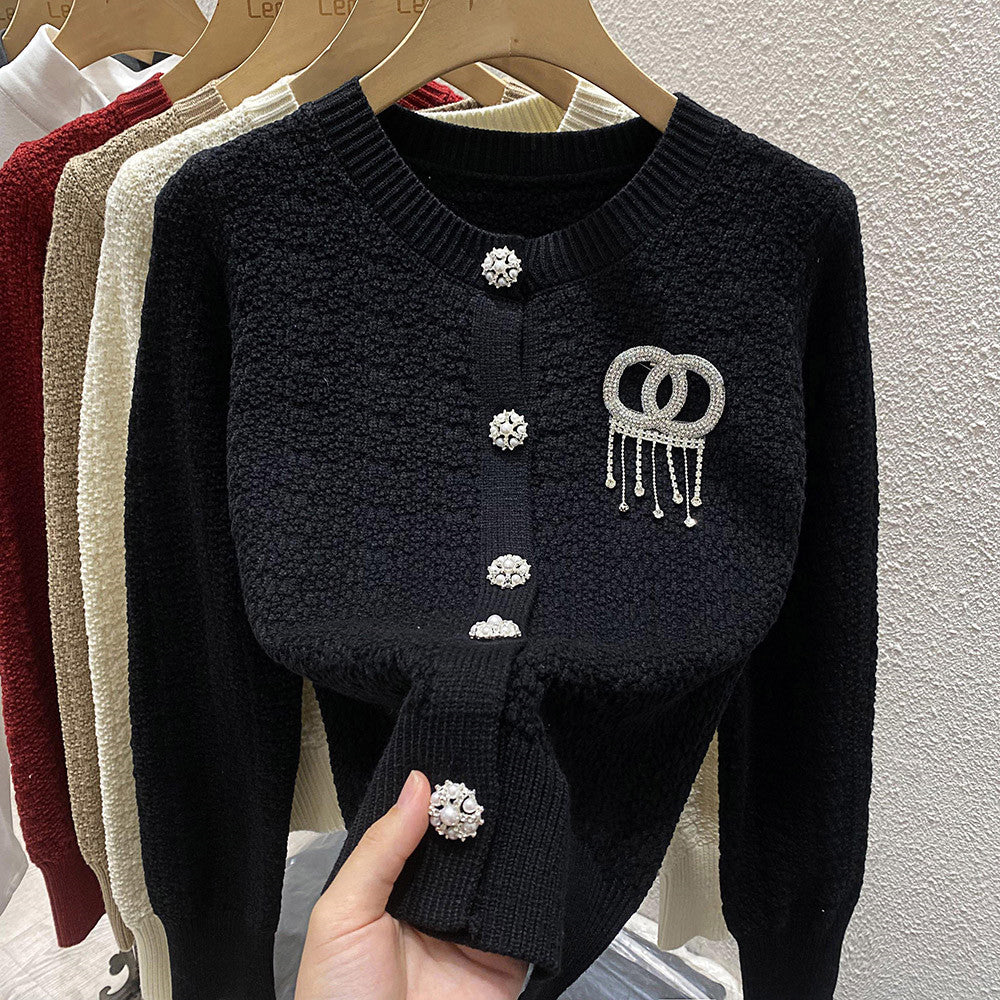 【Outer】ニットカーディガン W13430