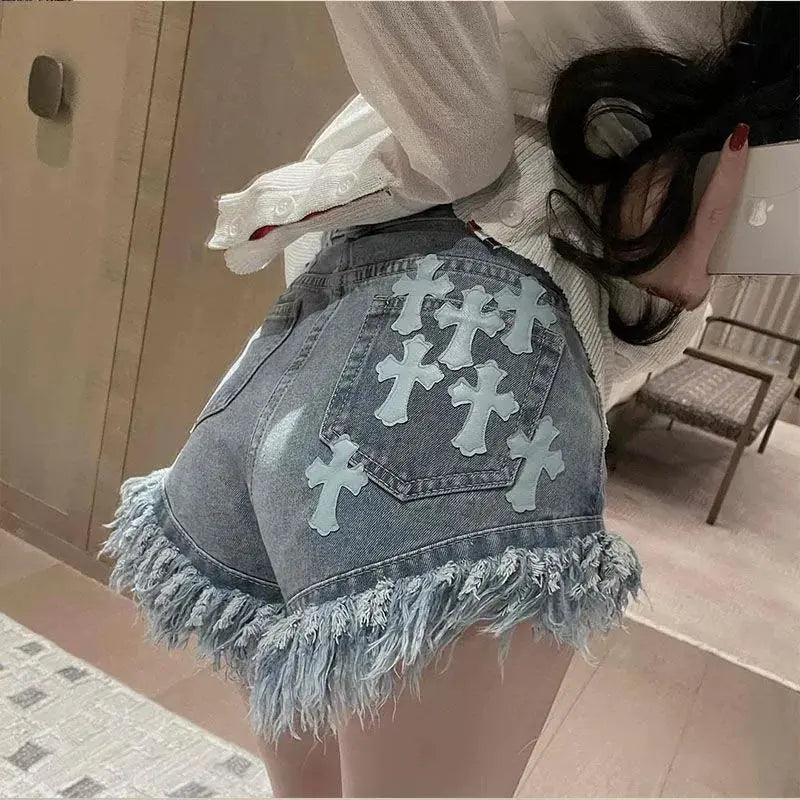 【Bottoms】タッセルショートパンツ W12436