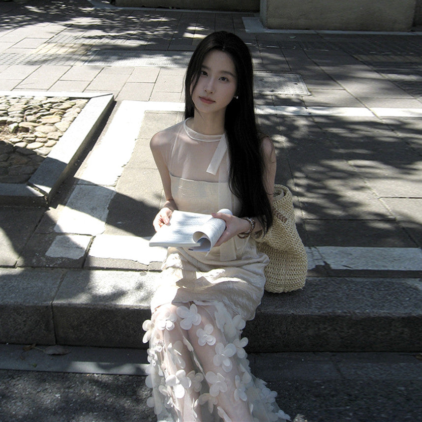 【Dress】フラワーワンピース W13166