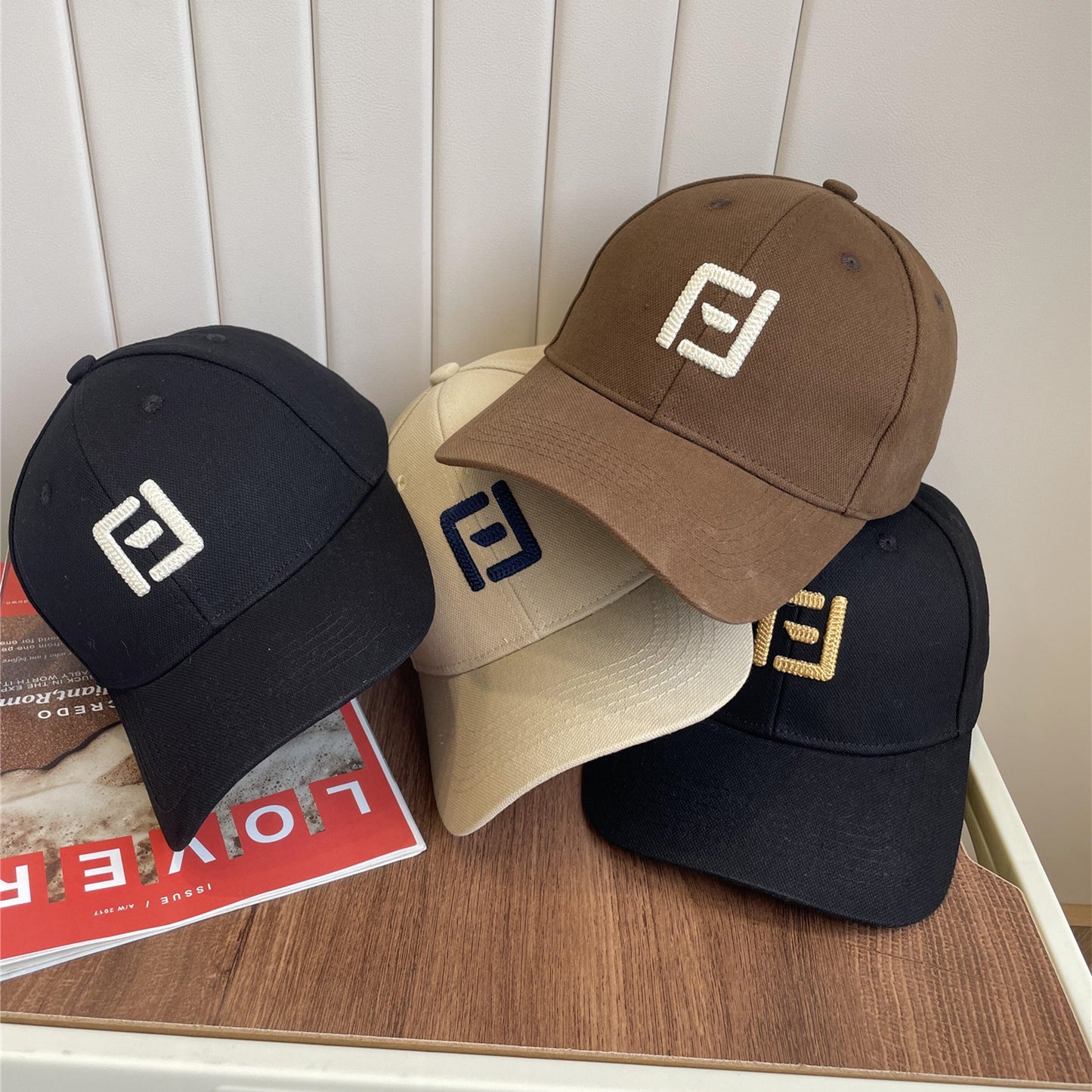【雑貨】4色展開ベースボールキャップ W13161