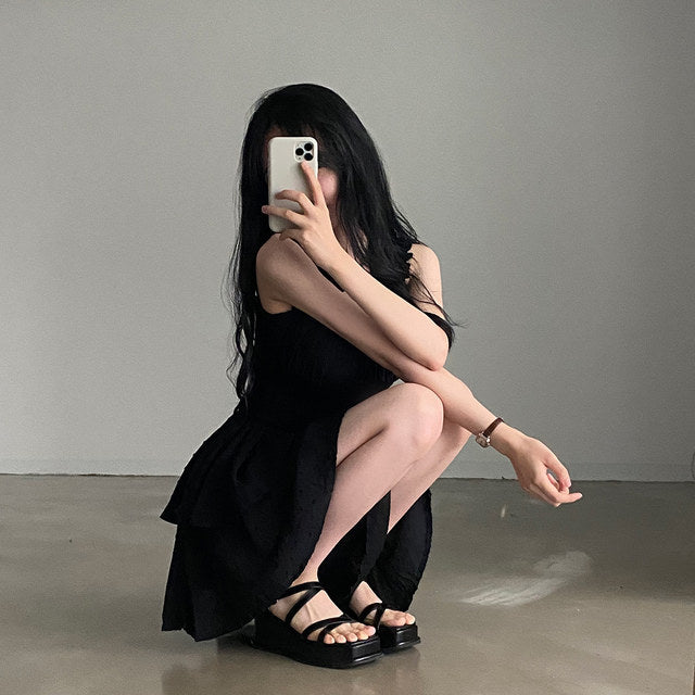 【Dress】ノースリーブワンピース W11915