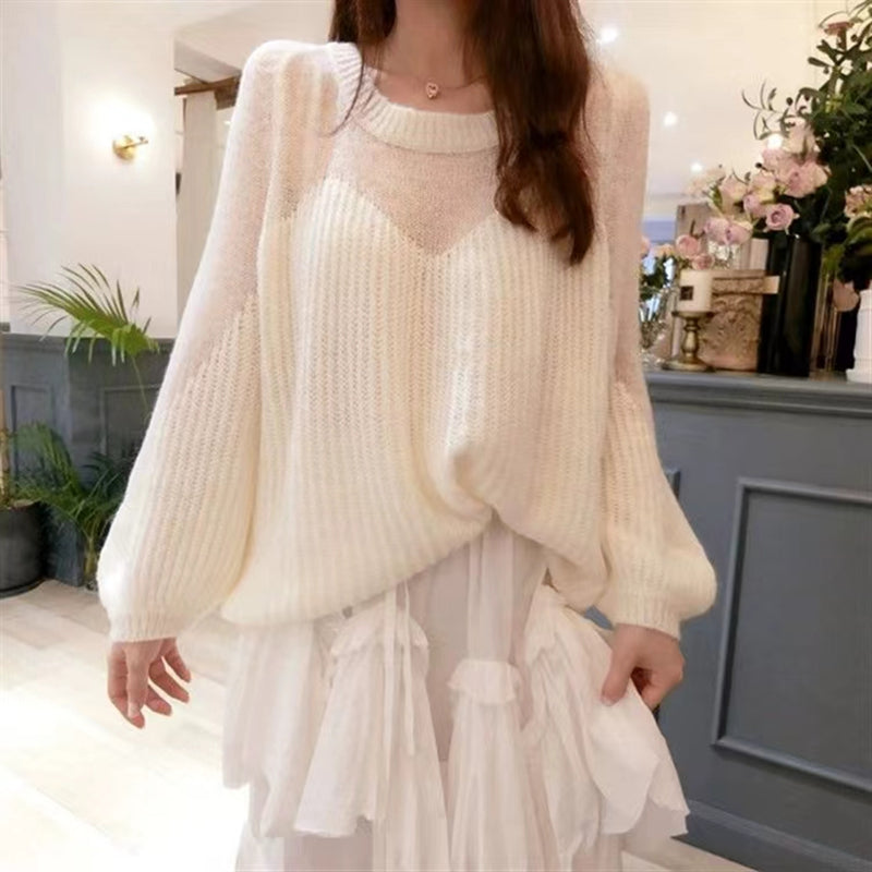 【Tops】3色展開人気ニット W13728