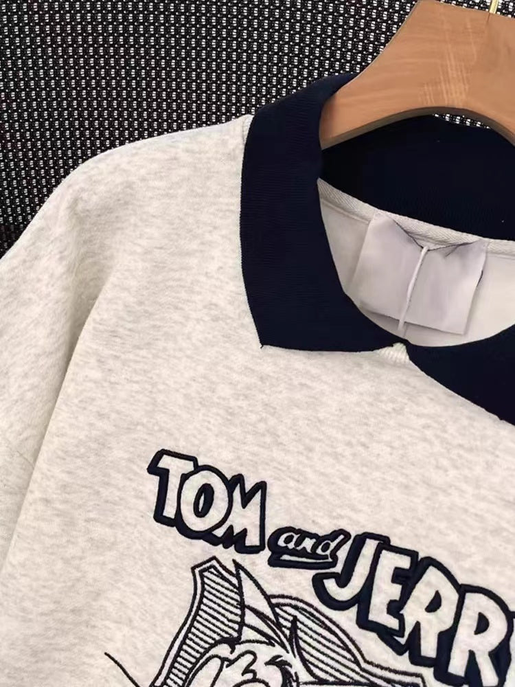 【Tops】フェイクレイヤードプルオーバー W13956