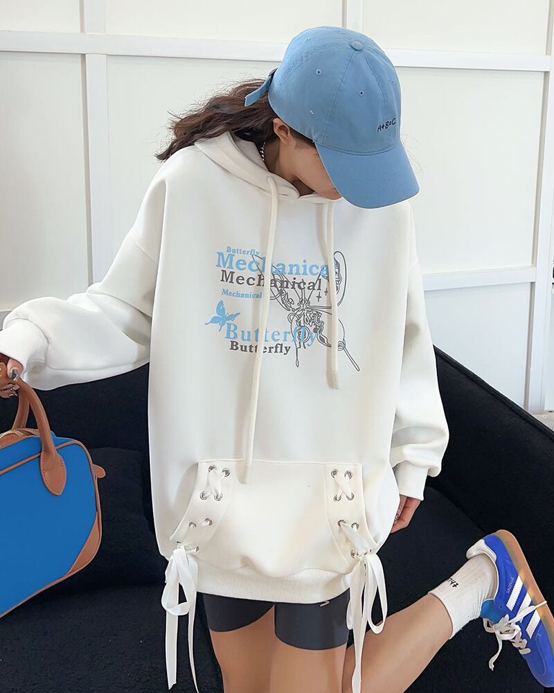 【tops】ドローストリングフーディー W10499