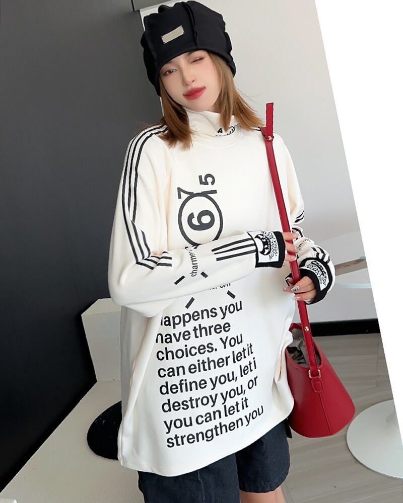 【tops】アルファベットスウェット W10491