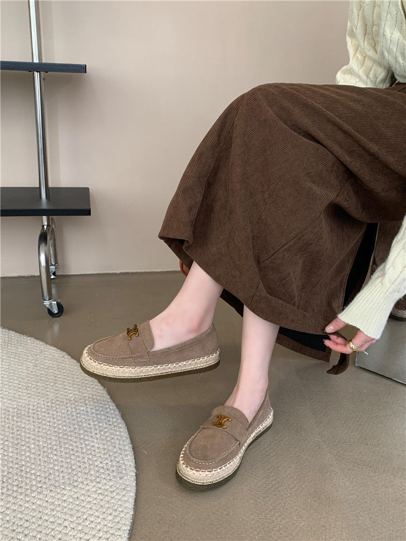 【Shoes】歩いやすいフラットシューズ W13352