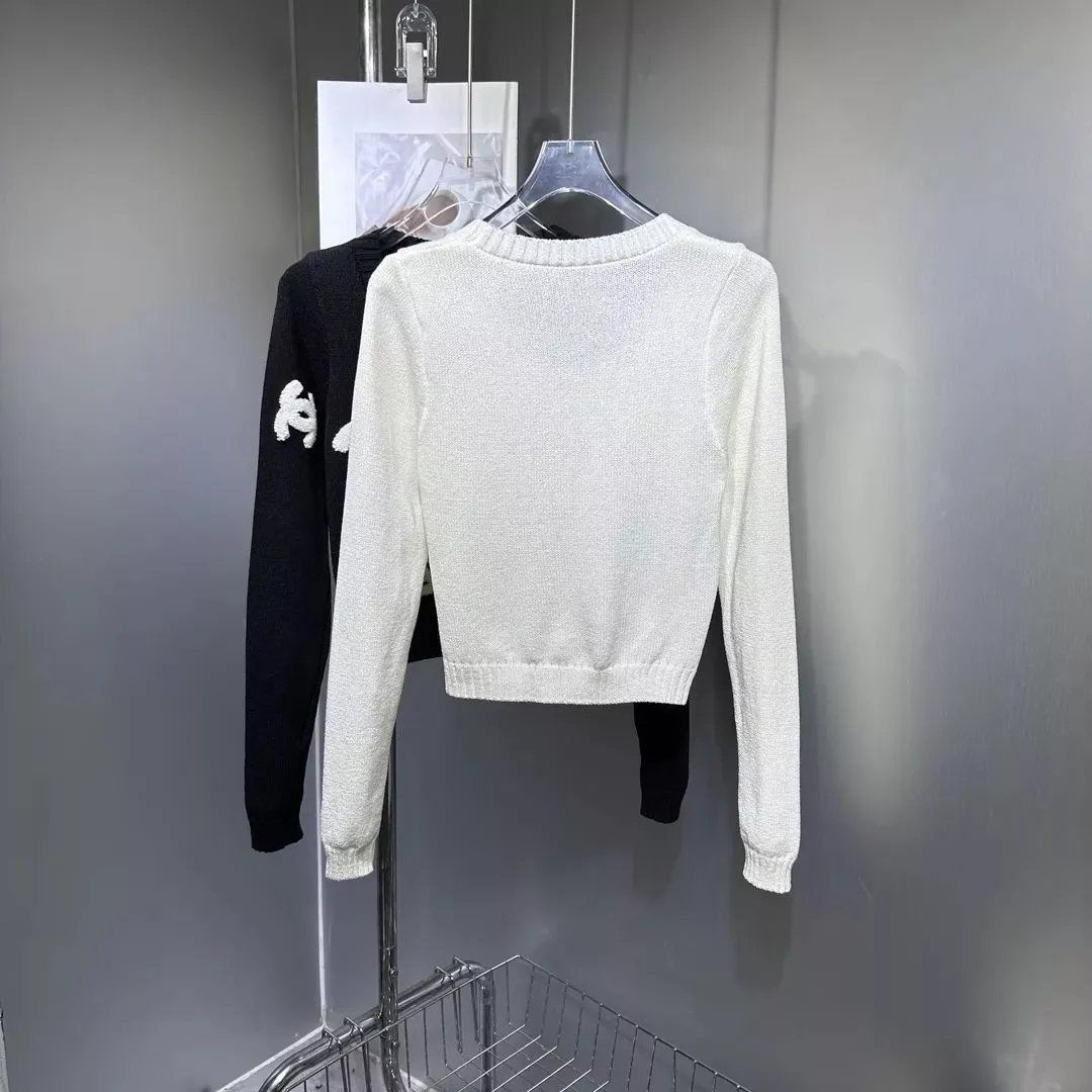 【Tops】2色展開長袖セーター W13330