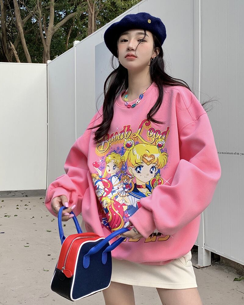 【tops】プリントプルオーバー T0107