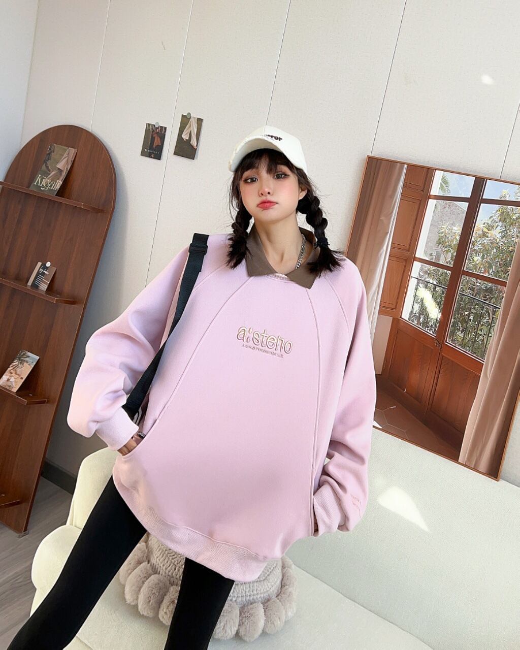 【tops】ポロネックスウェット W10528