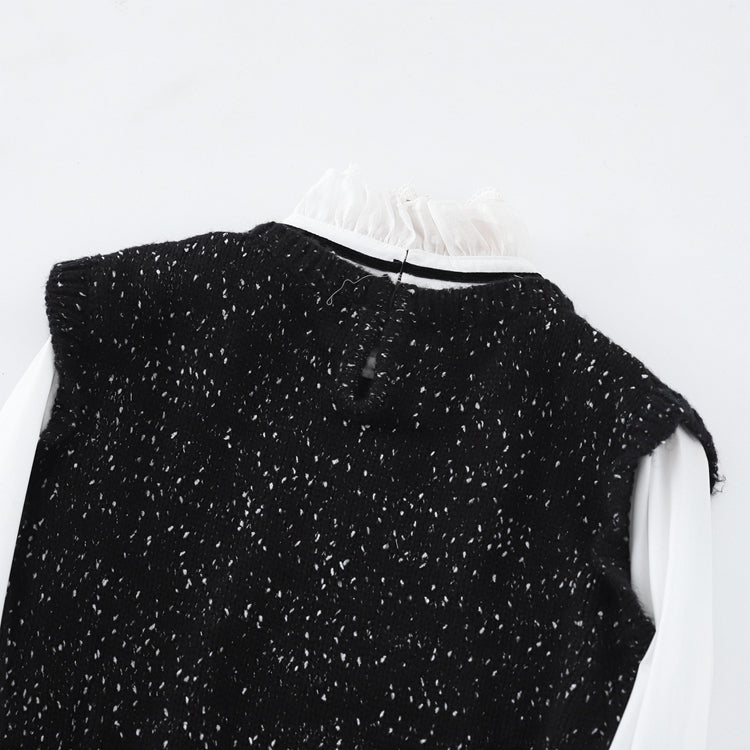 【Tops】切り替えデザインシャツ W13463