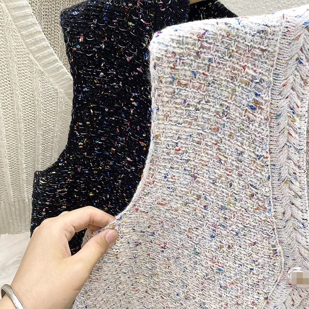 【tops】ニットVネックジレ M21869