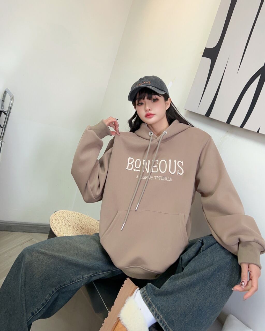 【tops】ロゴフーディー W10529