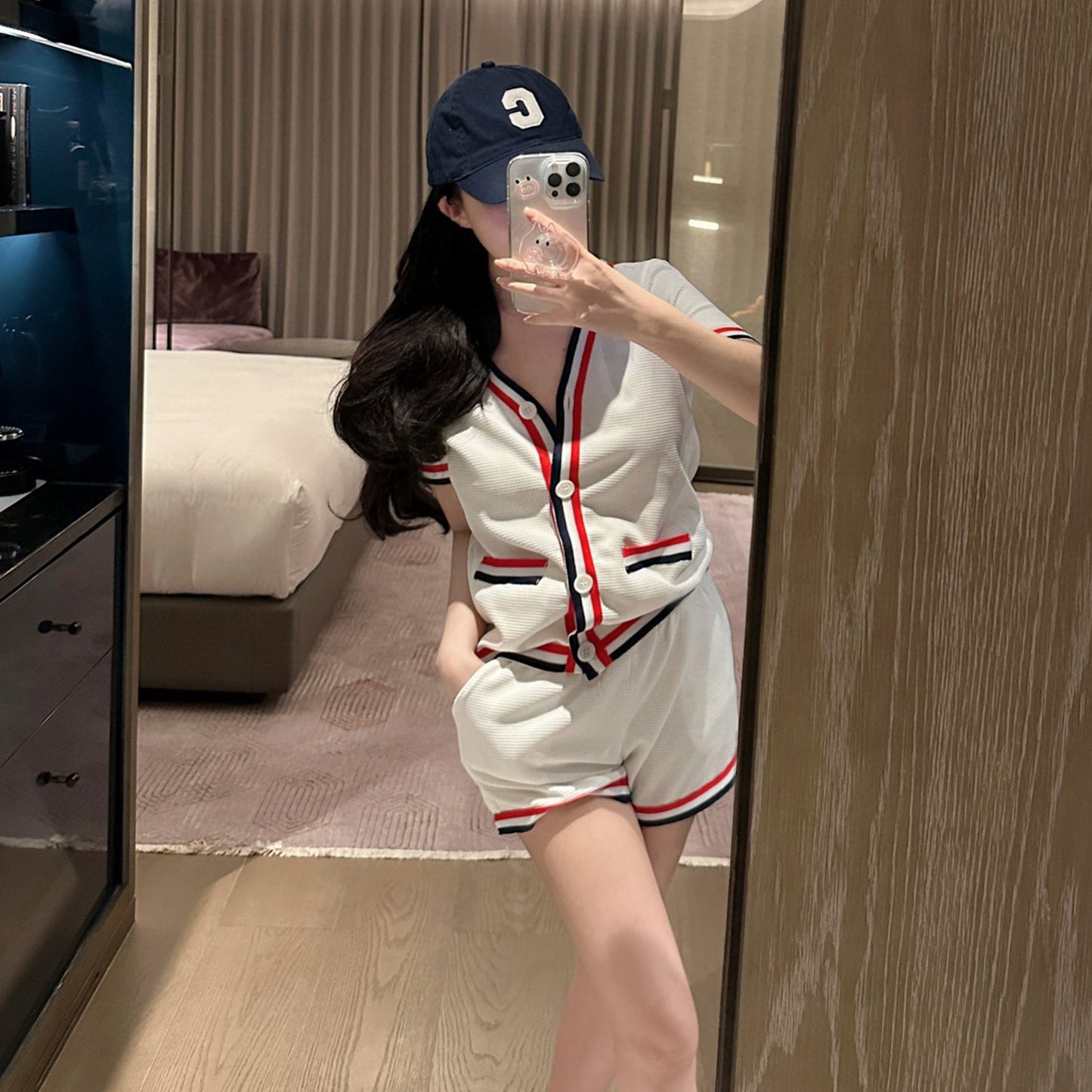 【Set】2点セット Tシャツ + パンツ W12270