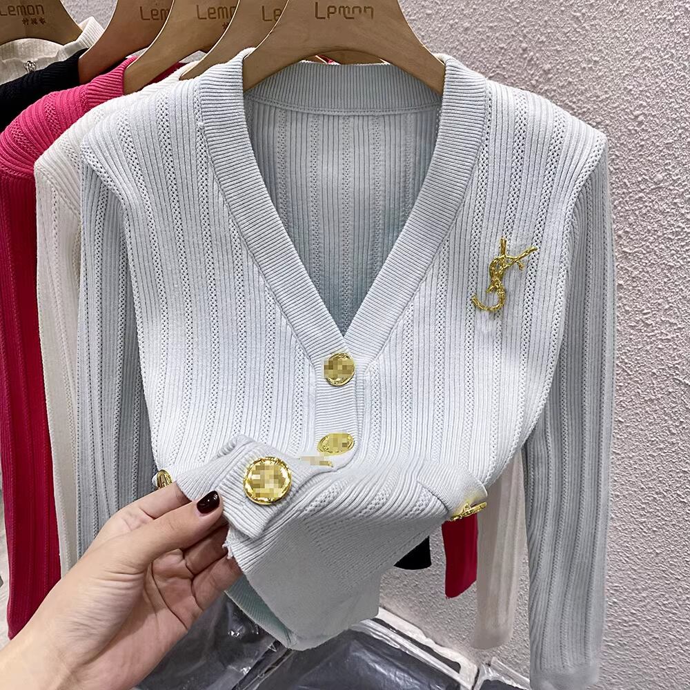 【outer】Vネックニットカーデ M21872