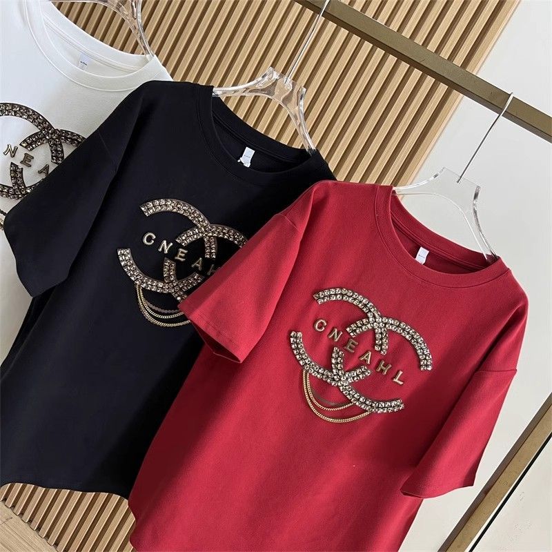 【Tops】3色展開カジュアルTシャツ W12402