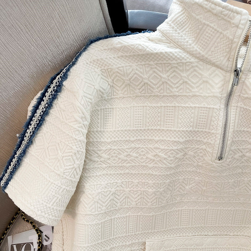 【Set】3Dエンボスカジュアル2点セット W11794