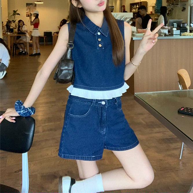 【Set】セットアップ タンクトップ + パンツ W12768