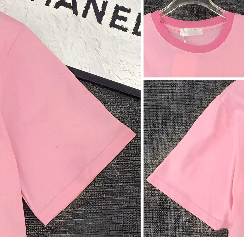 【Tops】ゆったりTシャツ W12394