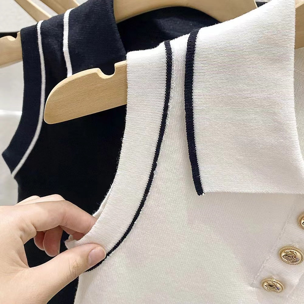 【Tops】ニットタンクトップ W10796