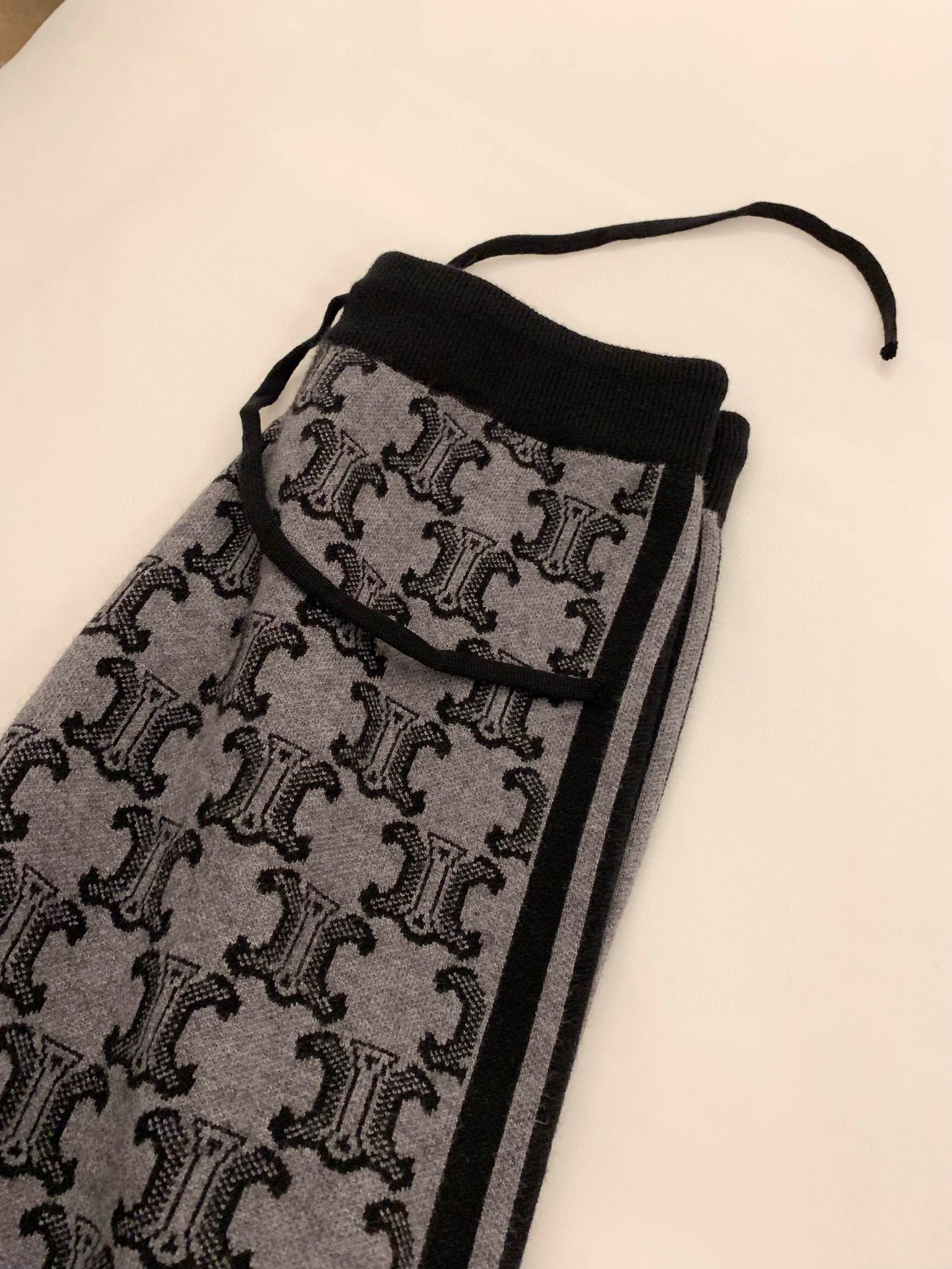 【Bottoms】3色展開ニットガウチョパンツ W13755