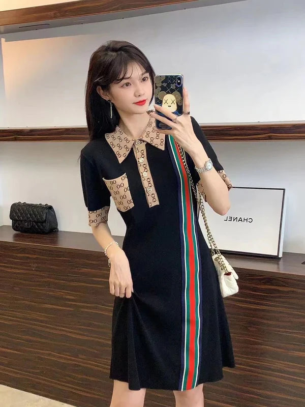【Dress】ノースリーブデートワンピース W12619