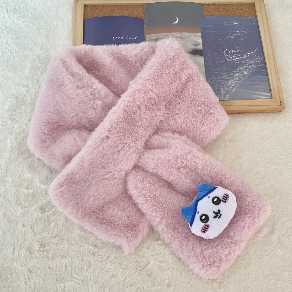 【雑貨】ファーマフラー W13949