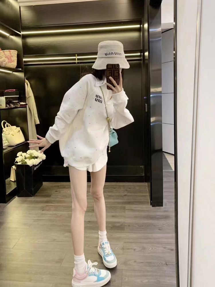 【Set】POLOネックパーカー2点セット T01445