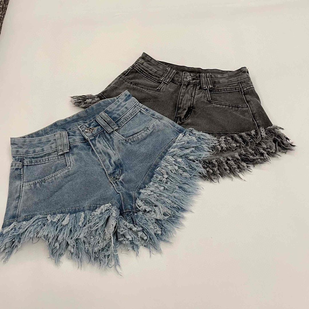 【Bottoms】タッセルショートパンツ W12436