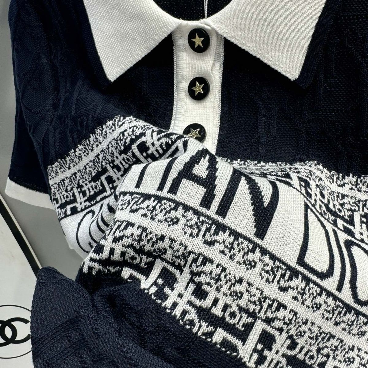【Tops】POLOネックTシャツ T01443