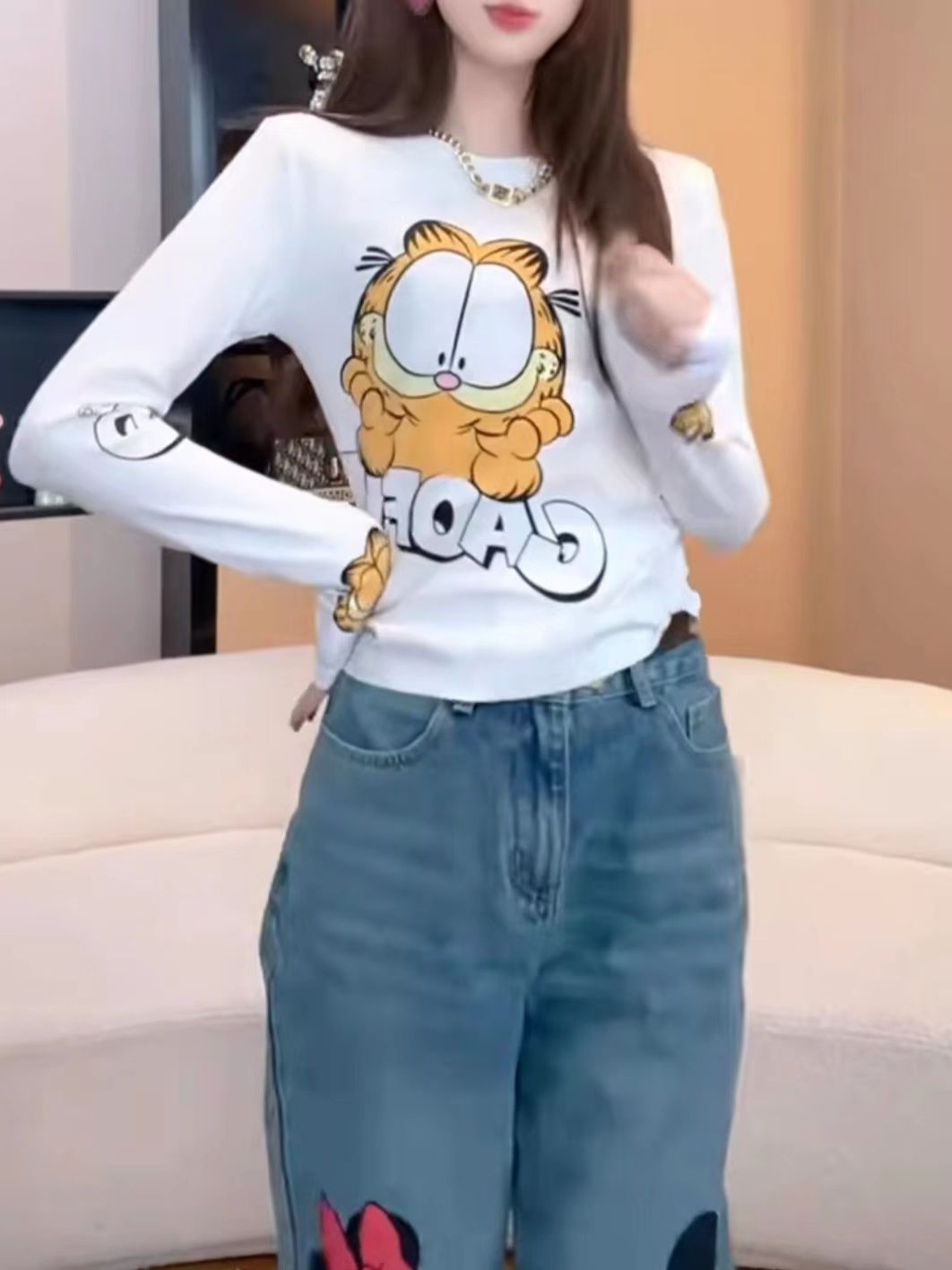 【Tops】キャラクターTシャツ Z8238