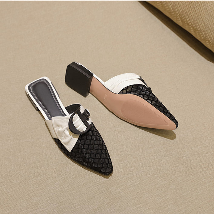 【Shoes】チュールスリッパ W13621