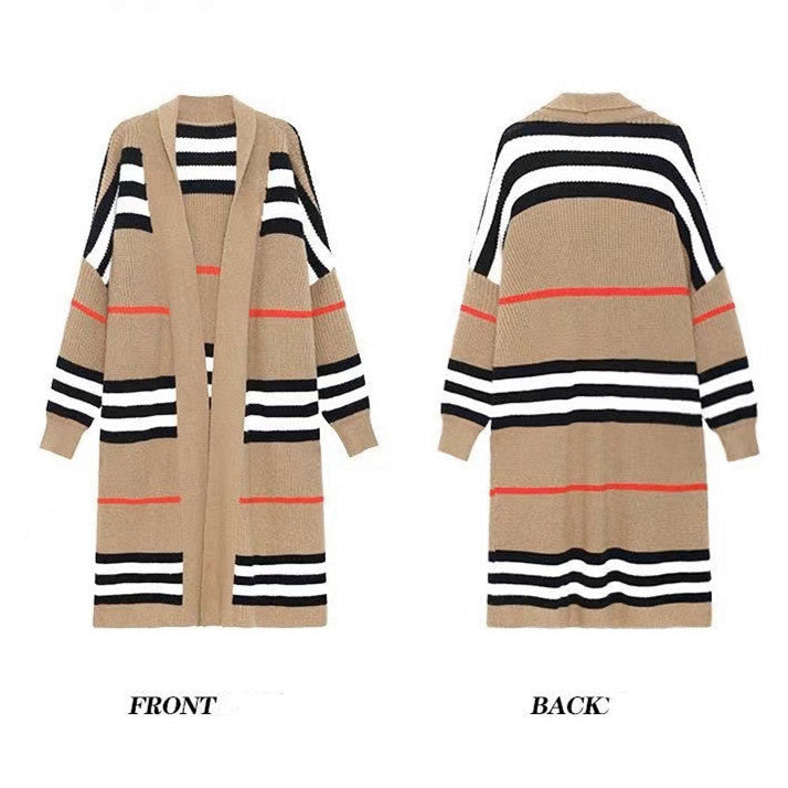 【Outer】オフィスロング丈カーディガン W13774