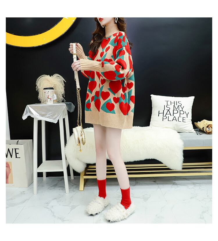 【tops】定番シンプルスウィートセーターゆったり3色大好評