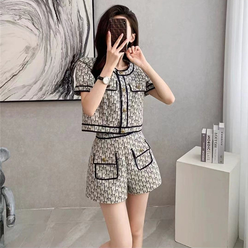 【Set】2点セット Tシャツ + パンツ W12265