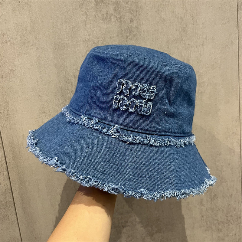 【雑貨】2色選択可デニムサファリハット W13252