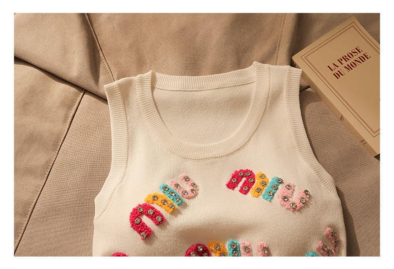 【Tops】2色展開タンクトップ T01420