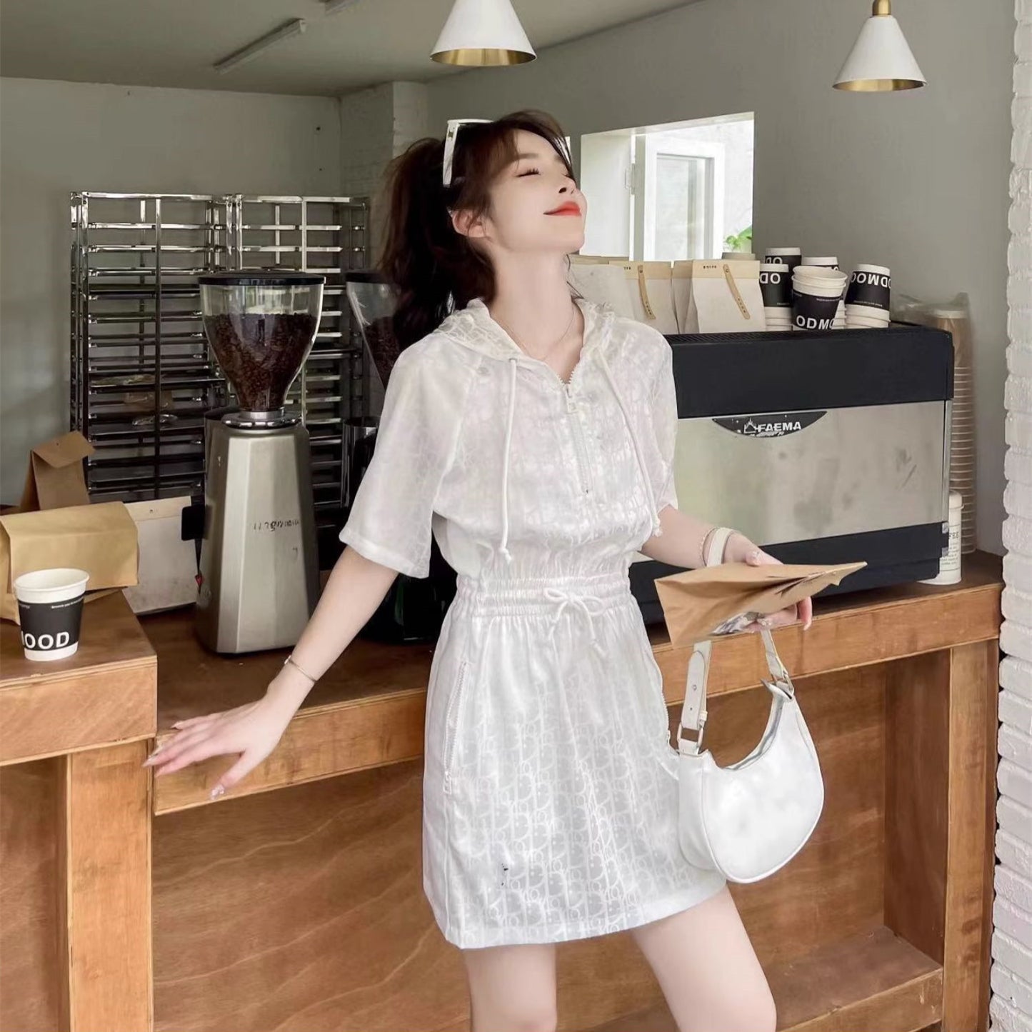 【Dress】プリントワンピース W12733
