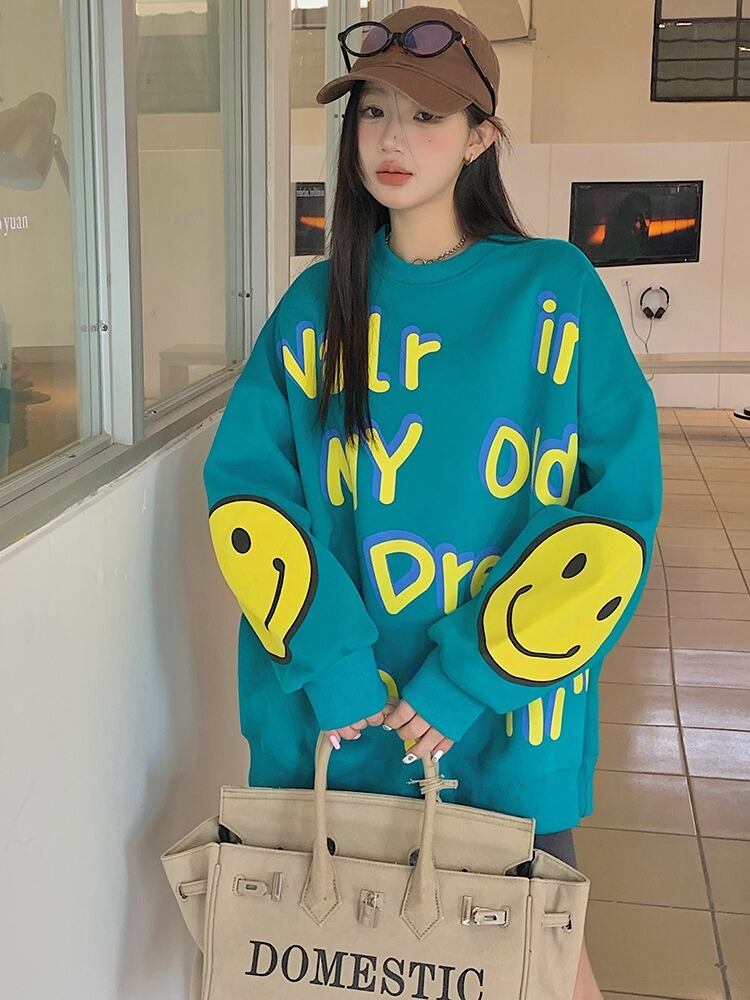 【tops】落書きスウェット T0122