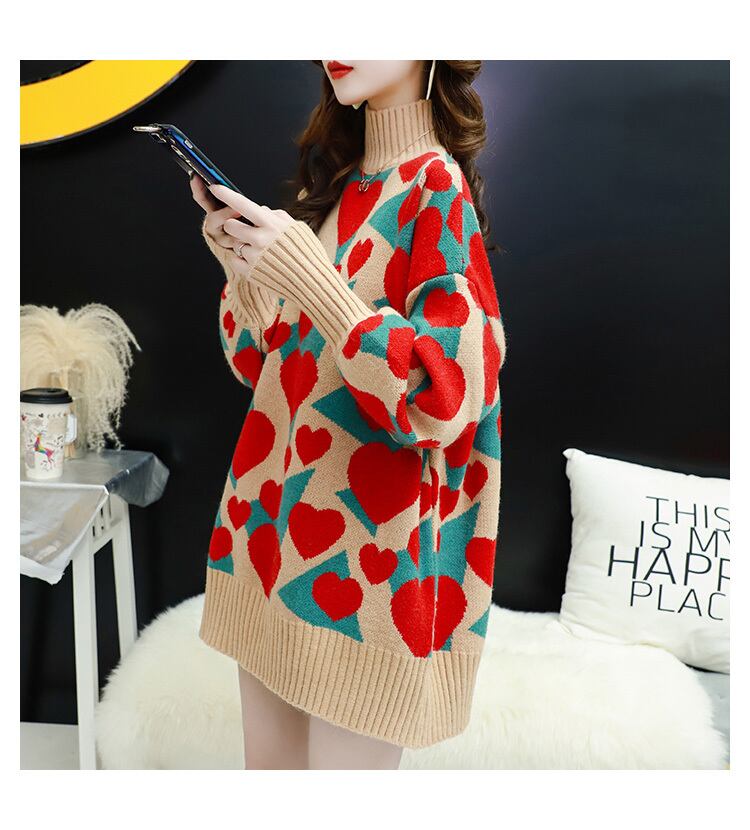 【tops】定番シンプルスウィートセーターゆったり3色大好評