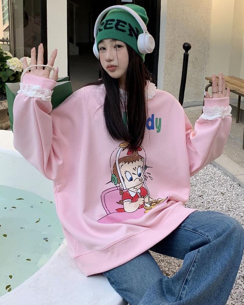 【tops】プリントスウェット W10546