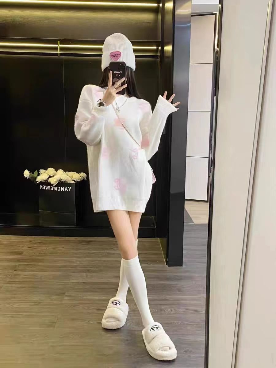 【Tops】ゆったりニットセーター Z7507