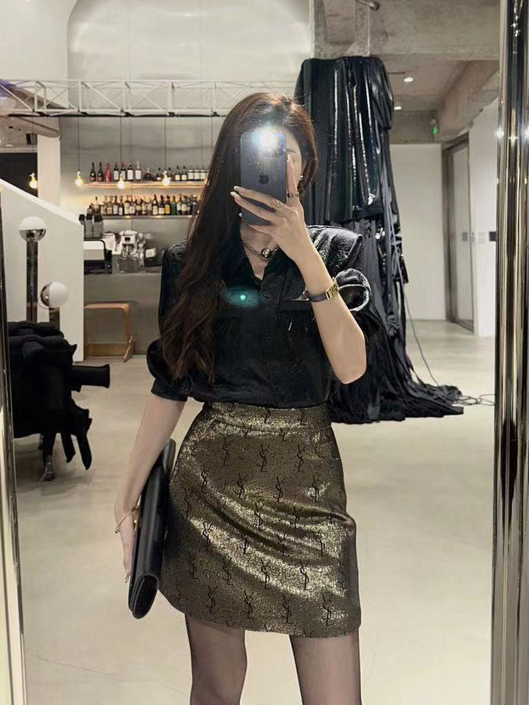 【Bottoms】気質スカート W13826