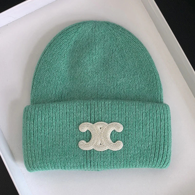 【雑貨】8色厚手ニット帽子 T01147