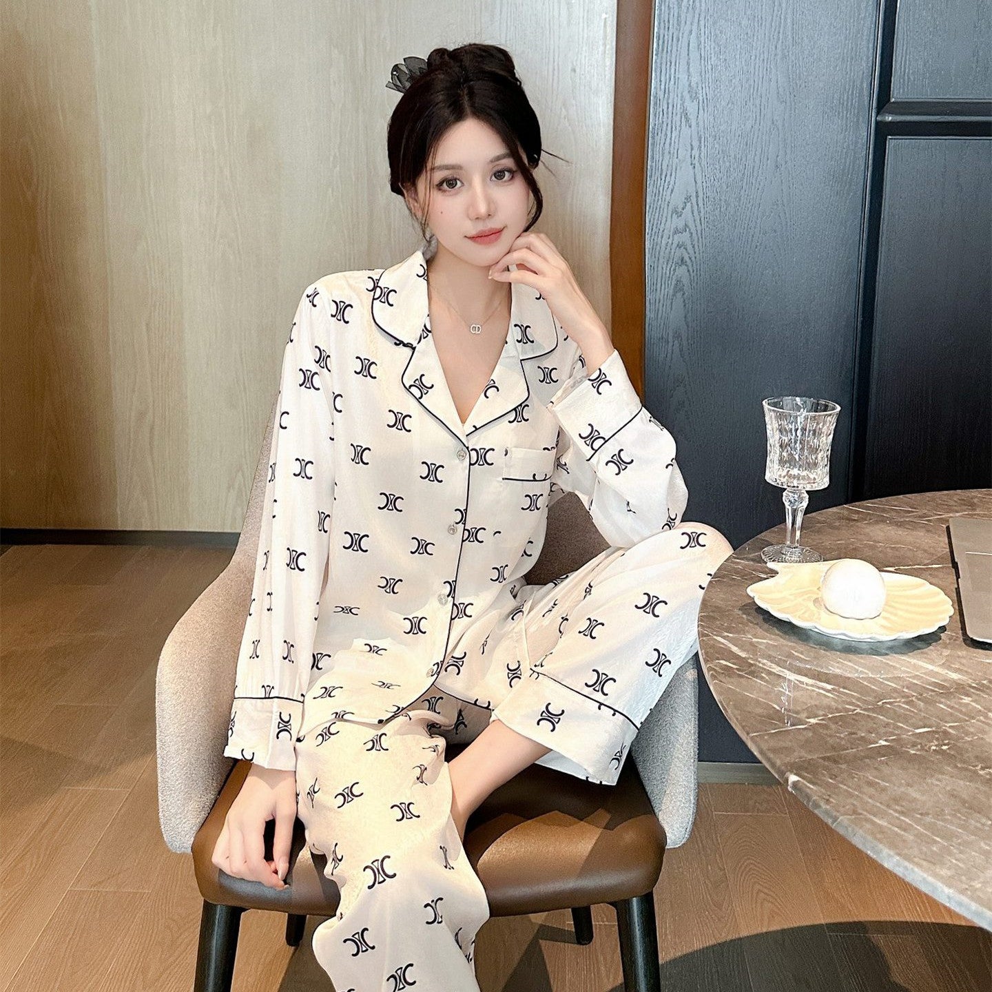 【Roomwear】ルームウェア上下セット W13640