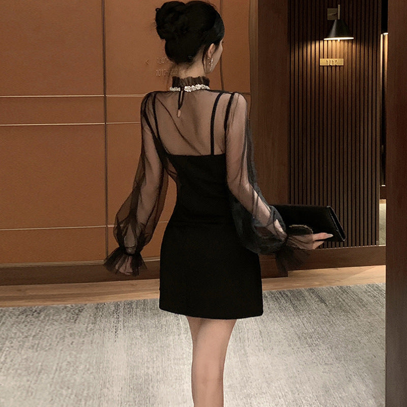 【Set】ブラウス+キャミワンピ 2点セット Z8195